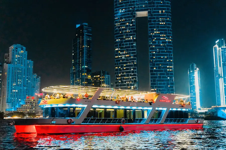 Dubai Marina Glass Boat Cruise Trip - clicktoguide