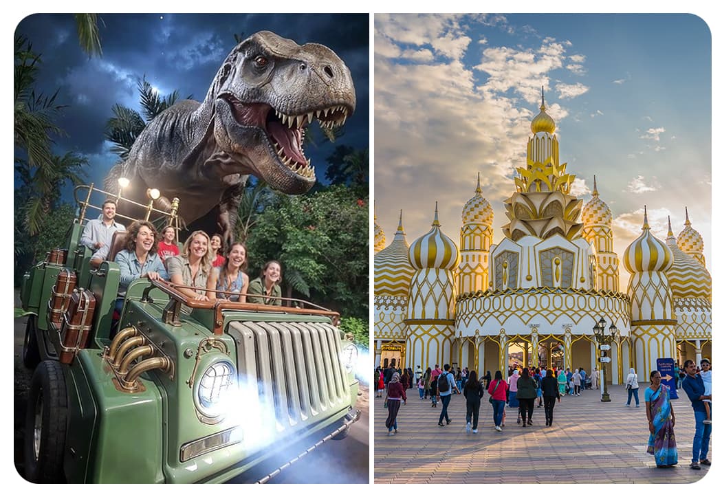 IMG Worlds of Adventure + Free Global Village (Any Day) - clicktoguide