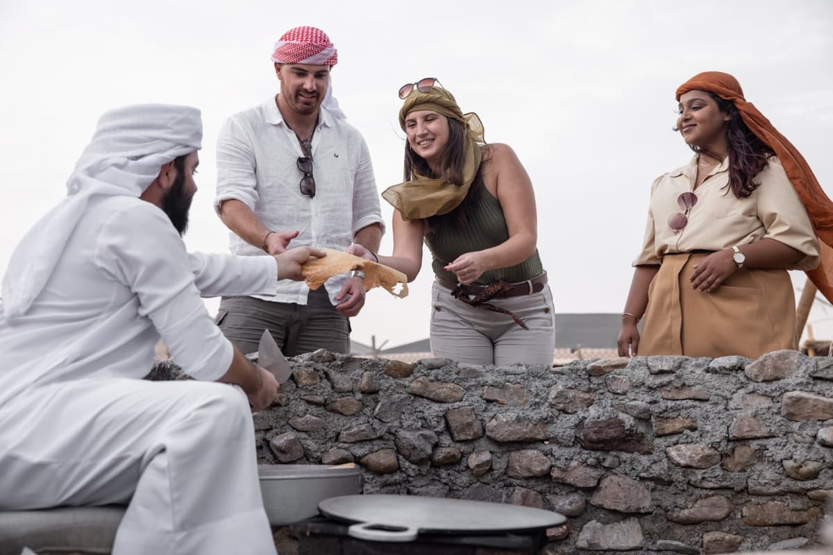 Heritage Desert Safari: Bread Making