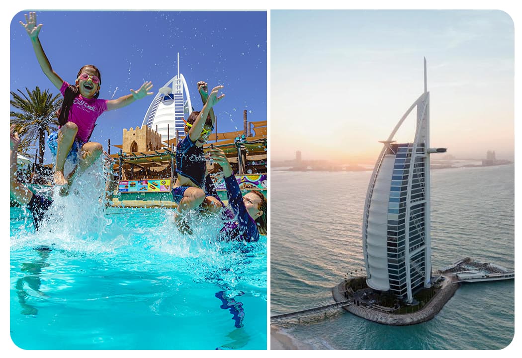 Wild Wadi Waterpark (General Admission) + Burj Al Arab Tour - clicktoguide