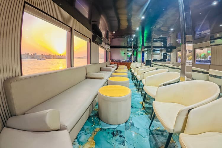 Premium Dinner Cruise in Dubai Creek Experience Inside