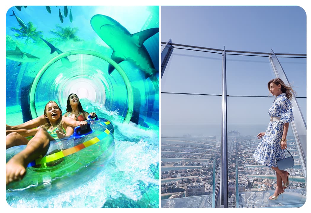 Atlantis Aquaventure Flexible Day Pass + The View at The Palm (Non-Prime Hours) - clicktoguide