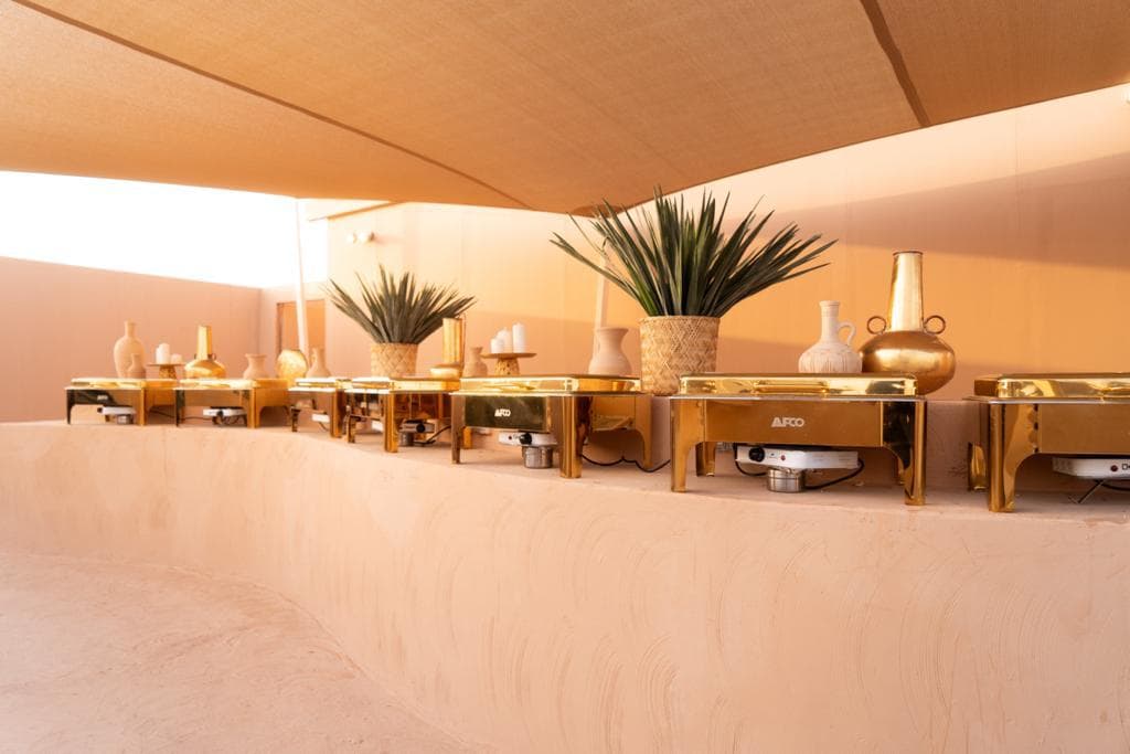 Desert Safari in Premium Camp: Food Area
