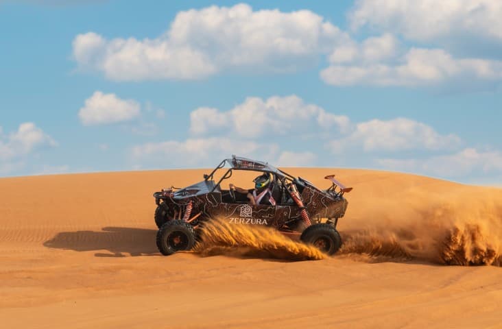Mleiha Buggy ride experience in desert safari