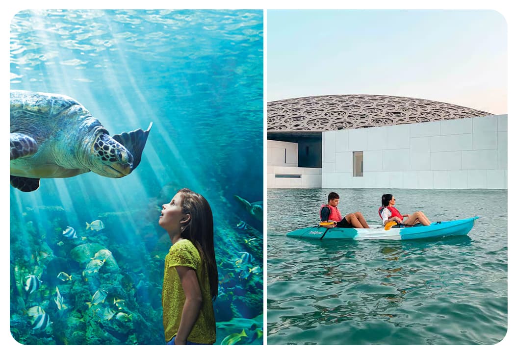 SeaWorld Abu Dhabi + Louvre Abu Dhabi - clicktoguide