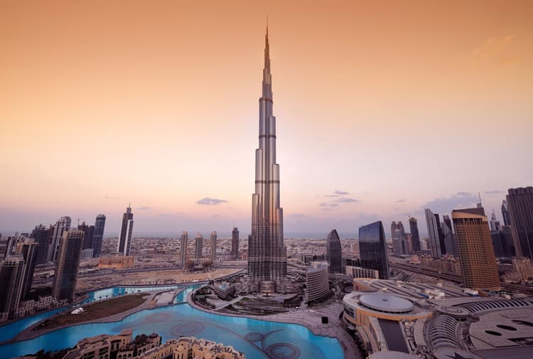Outside view of Burj Khalifa
