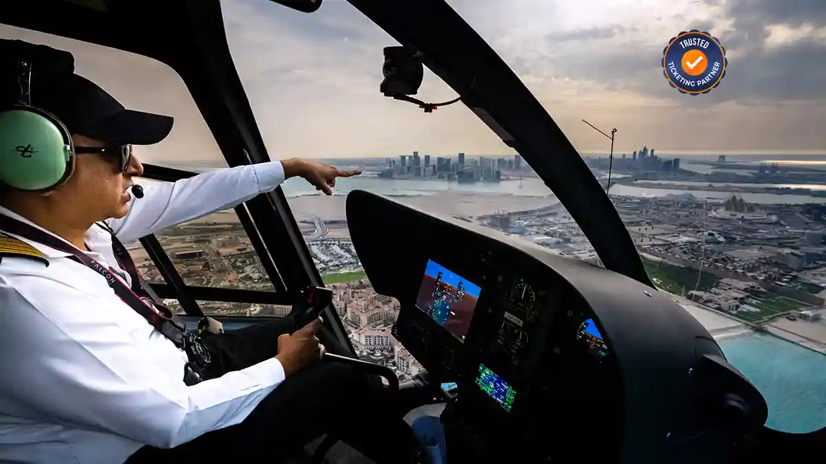 Sharing Helicopter Tour in Dubai from Atlantis - clicktoguide