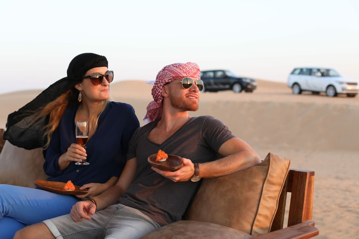 Platinum Desert Safari: Sunset