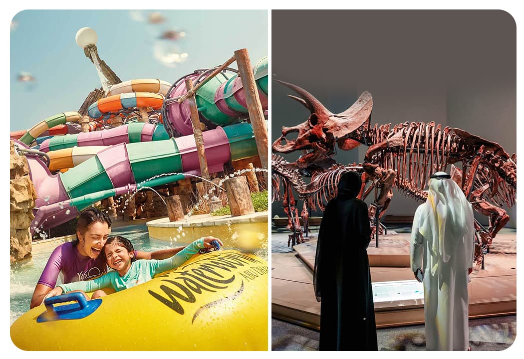 Yas Water World + Natural History Museum Abu Dhabi - clicktoguide