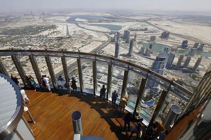 Burj Khalifa 148 Outside Sky views