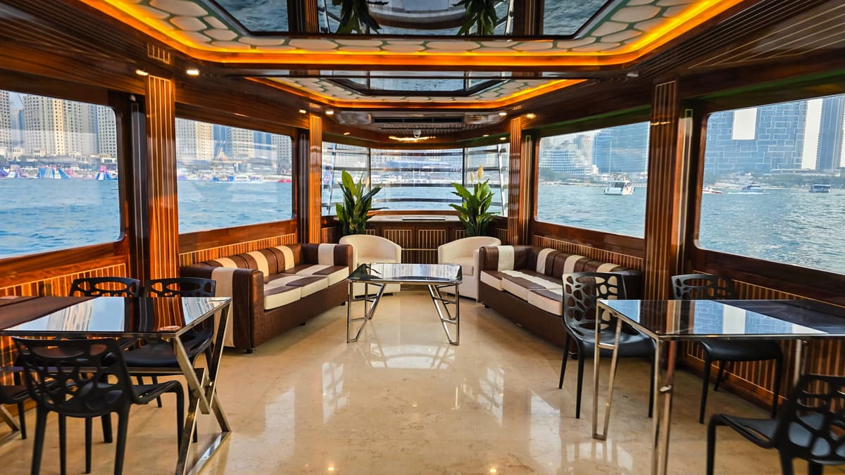 Rose Royale Dinner Cruise private space