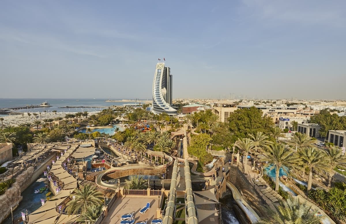 Wild Wadi Waterpark: Top View